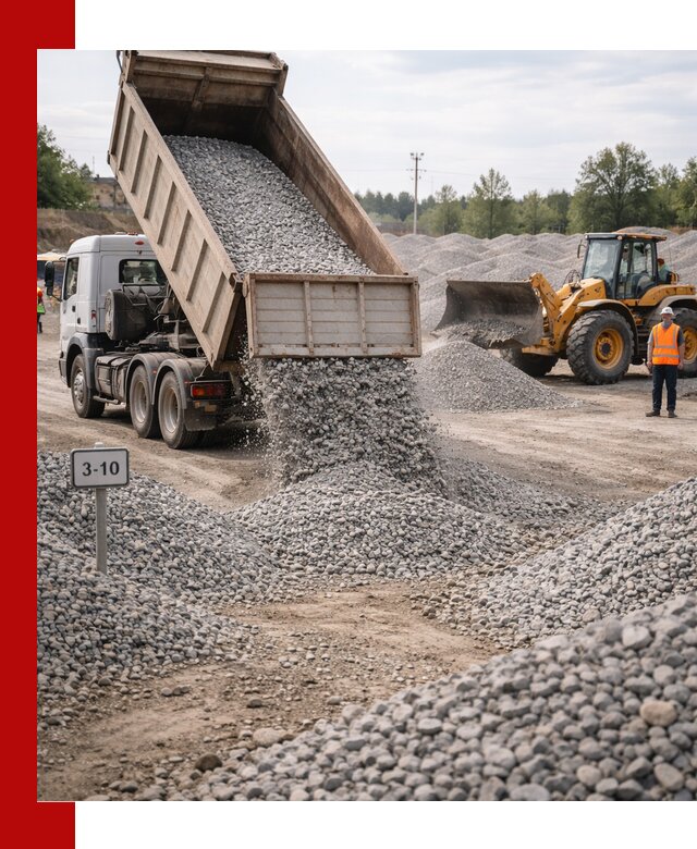 Гранитный щебень фракции 3–10: доставка и продажа в Кирово-чепецке