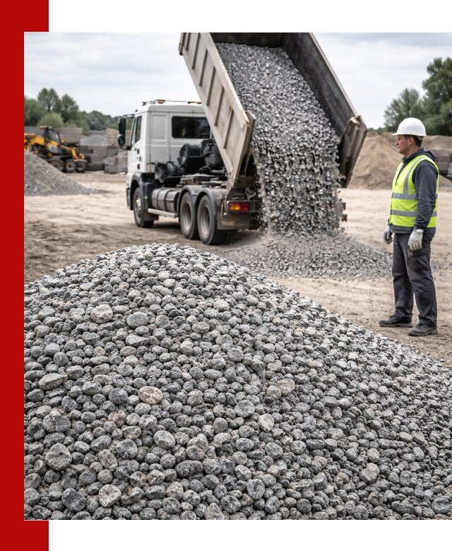 Доставка и продажа гранитного щебня фракции 5-20 в Кирово-чепецке