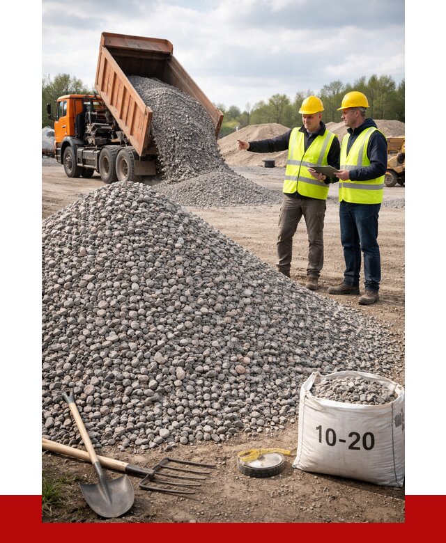 Гранитный щебень фракция 10-20 в Кирово-чепецке от 4567 руб.|ПРОНЕРУДКрв
