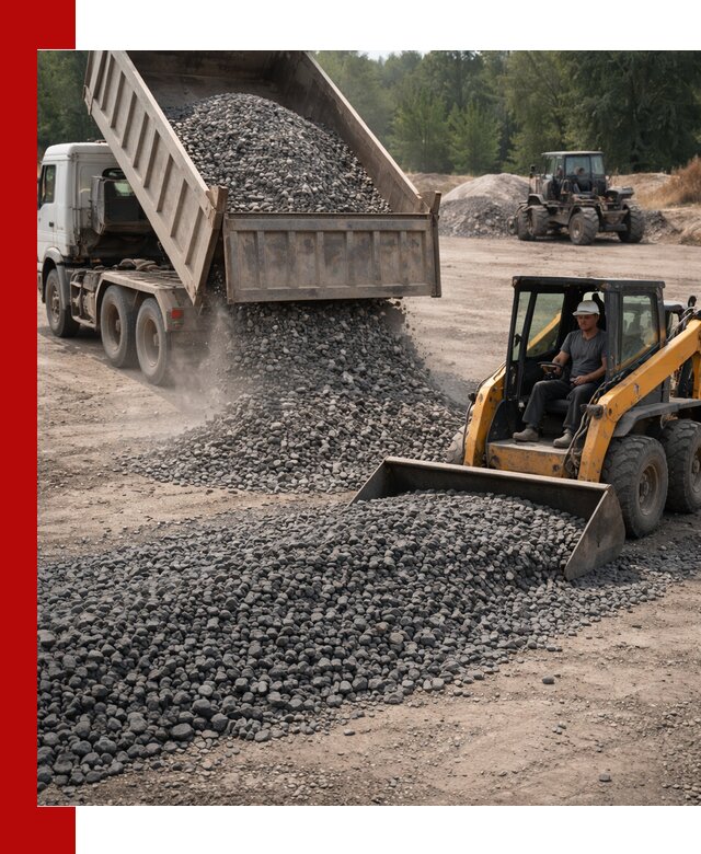 Гранитный щебень фракция 40-70 с доставкой в Кирово-чепецке