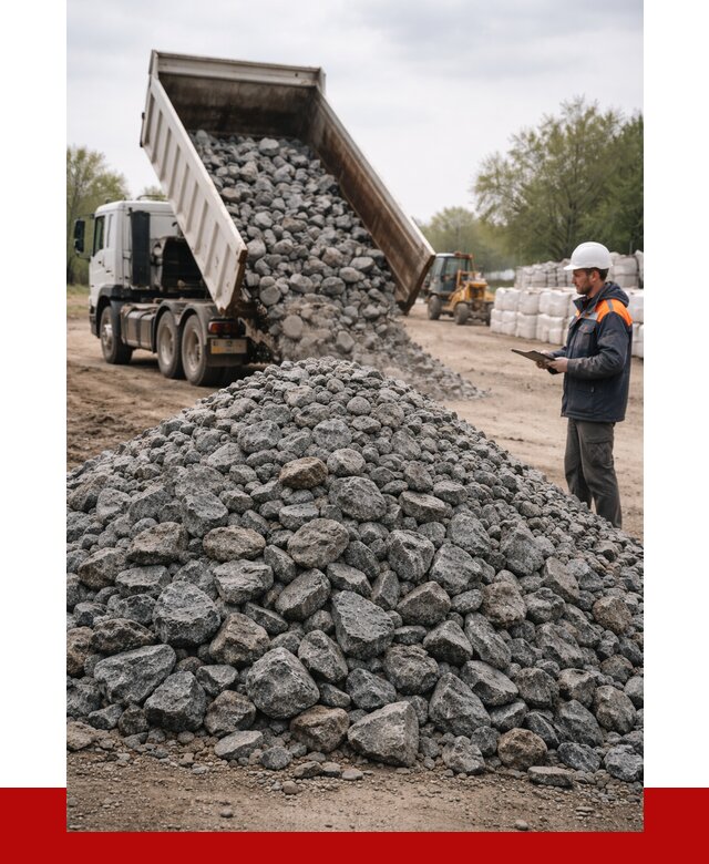 Гранитный щебень фракция 100-200 в Кирово-чепецке от 4567 р. ПРОНЕРУДКрв