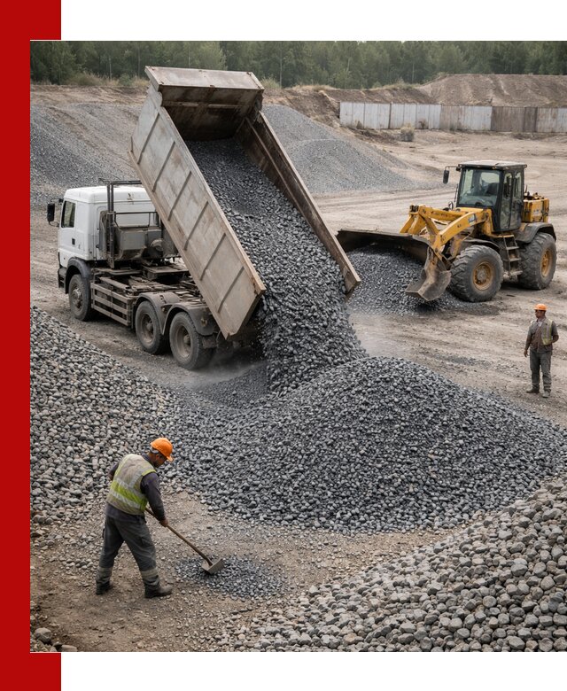 Щебень габбро-диабаз фр. 5-20 с доставкой в Кирове-Чепецке