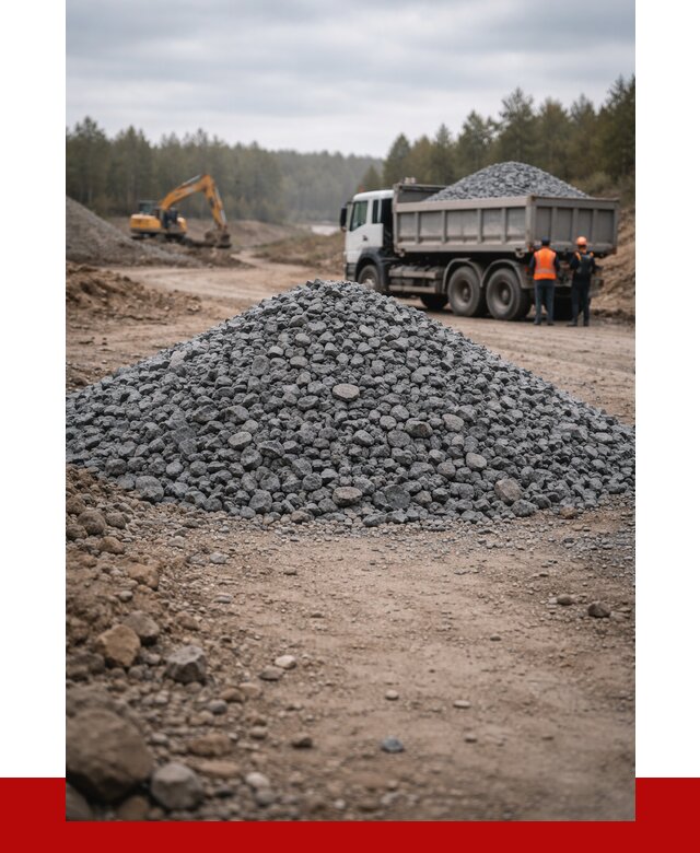 Щебень габбро диабаз фракция 40-70 в Кирово-чепецке от 2392 р-ПРОНЕРУДКрв