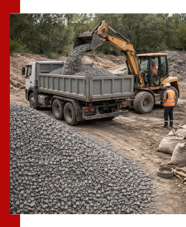 Доставка гравийного щебня в Кирово-чепецке оптом и в розницу