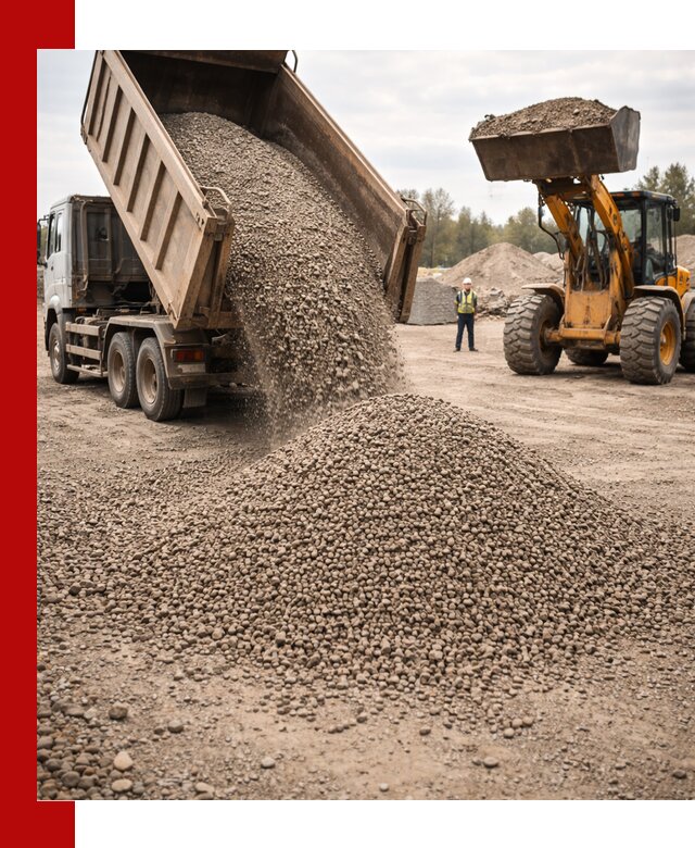 Гравийный щебень фракция 3–10 с доставкой в Кирово-чепецке
