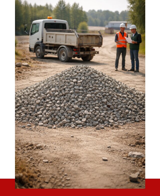 Гравийный щебень фракция 20-40 в Кирово-чепецке от 1305 р. | ПРОНЕРУДКрв