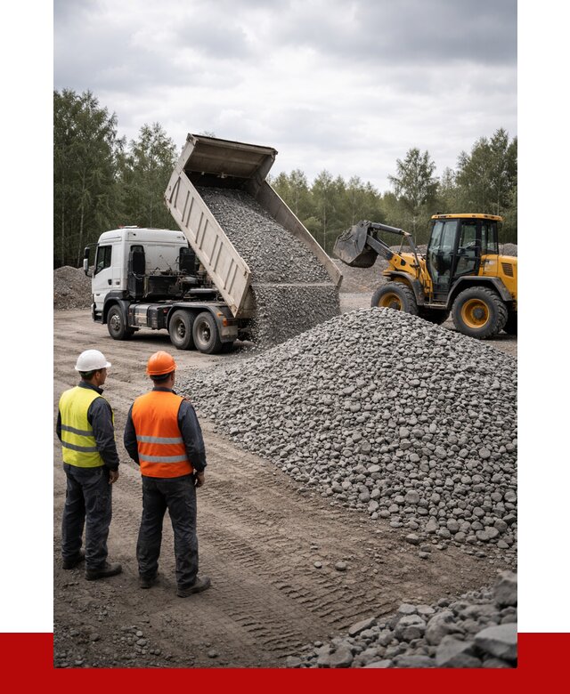 Гравийный щебень фракция 40-70 в Кирово-чепецке от 10330р | ПРОНЕРУДКрв