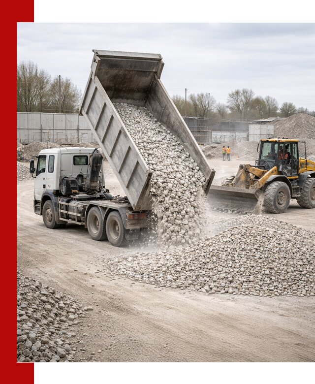 Доставка и продажа известнякового щебня в Кирово-чепецке