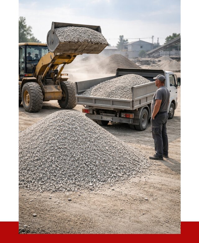 Известняковый щебень фр. 0-5 в Кирово-чепецке от 4567 р. | ПРОНЕРУДКрв