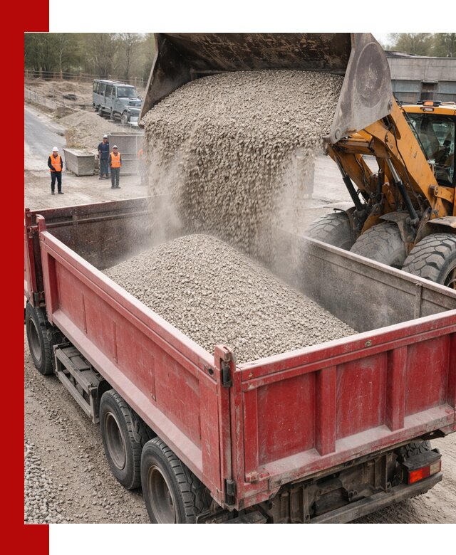 Купить известняковый щебень фракции 0-5 с доставкой в Кирово-чепецке