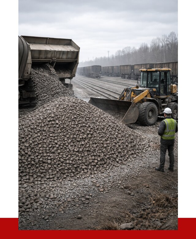 Купить железнодорожный щебень в Кирово-чепецке от 3045 р. | ПРОНЕРУДКрв