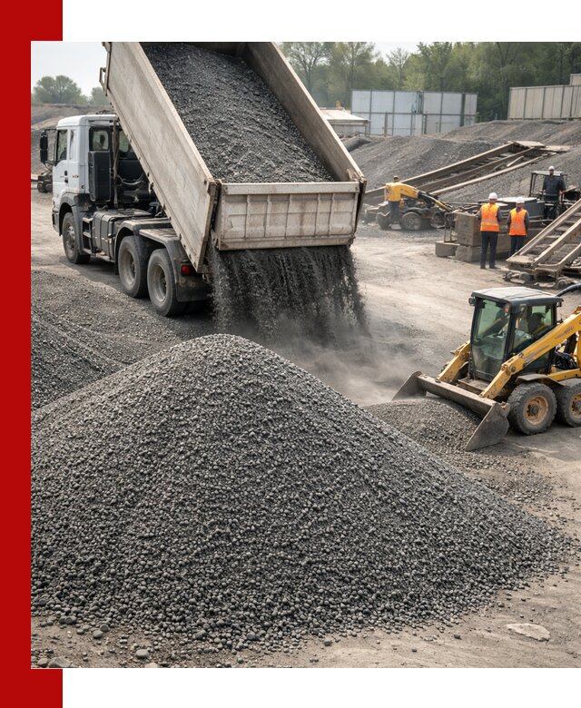 Вторичный щебень фракция 0–5 с доставкой в Кирово-чепецке