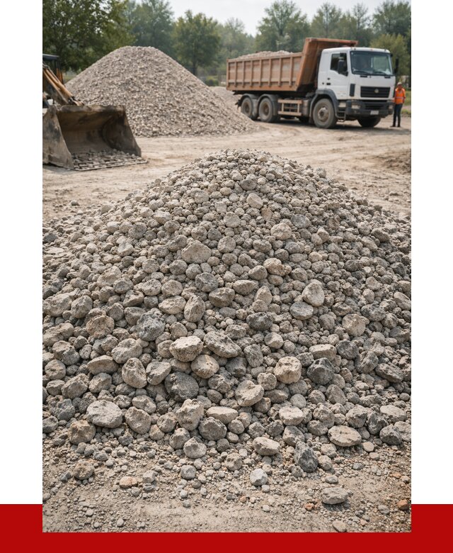 Вторичный щебень фракция 20-40 в Кирово-чепецке от 2392 р ПРОНЕРУДКрв