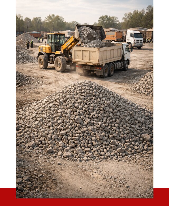 Вторичный щебень фракция 40-70 в Кирово-чепецке от 1892 р, ПРОНЕРУДКрв