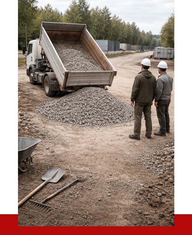 Бетонный щебень фракция 5-20 в Кирово-чепецке от 3480 р., ПРОНЕРУДКрв