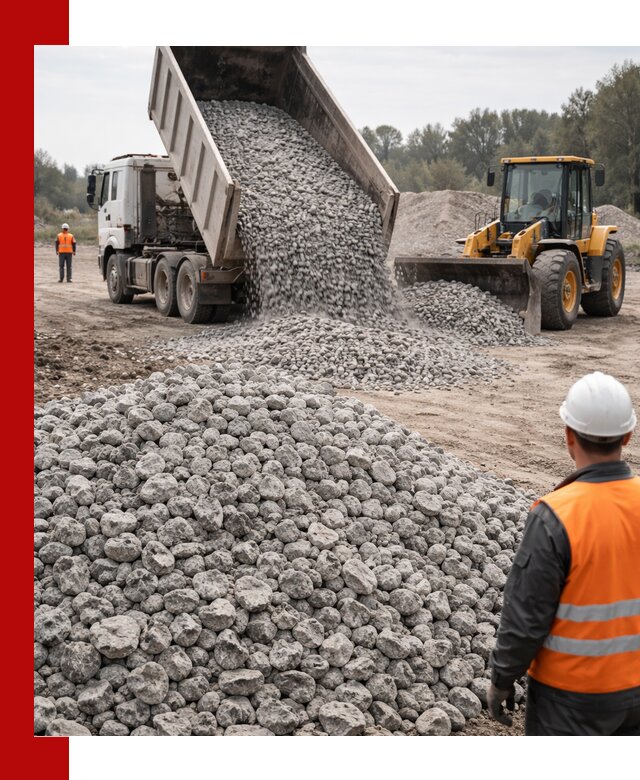 Доставка бетонного щебня фракции 20-40 в Кирово-чепецке