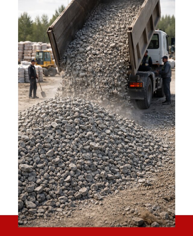 Бетонный щебень фракция 40-70 в Кирово-чепецке от 1957 р. ПРОНЕРУДКрв