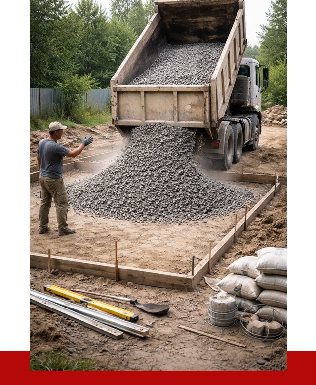 Купить щебень для фундамента в Кирово-чепецке от 4893 р. | ПРОНЕРУДКрв