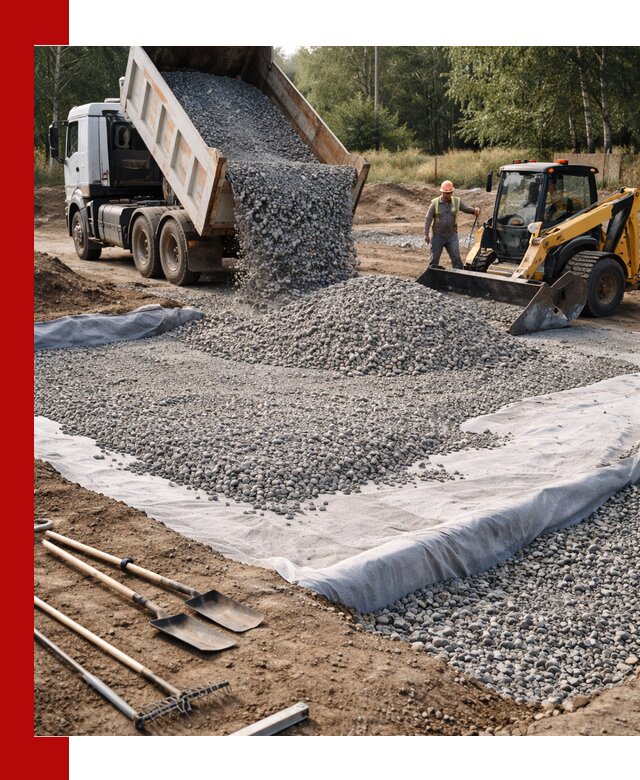 Щебень для фундамента с доставкой в Кирово-чепецке