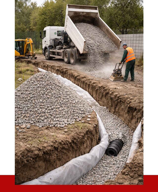 Щебень для дренажа в Кирово-чепецке от 2012 р., ПРОНЕРУДКрв доставка