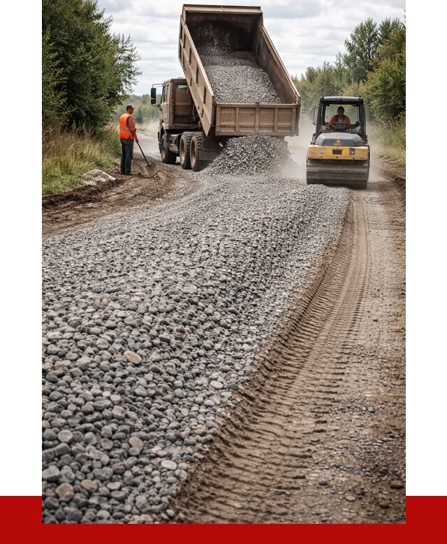 Щебень для отсыпки дороги в Кирово-чепецке от 2936 р. ПРОНЕРУДКрв