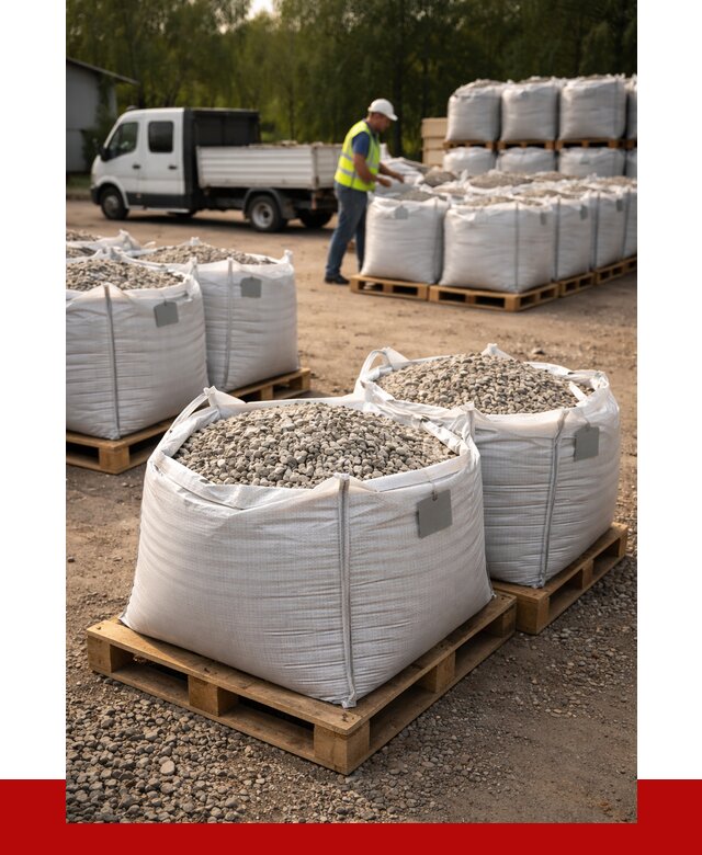 Щебень в мешках с доставкой в Кирово-чепецке от 4567 р. | ПРОНЕРУДКрв