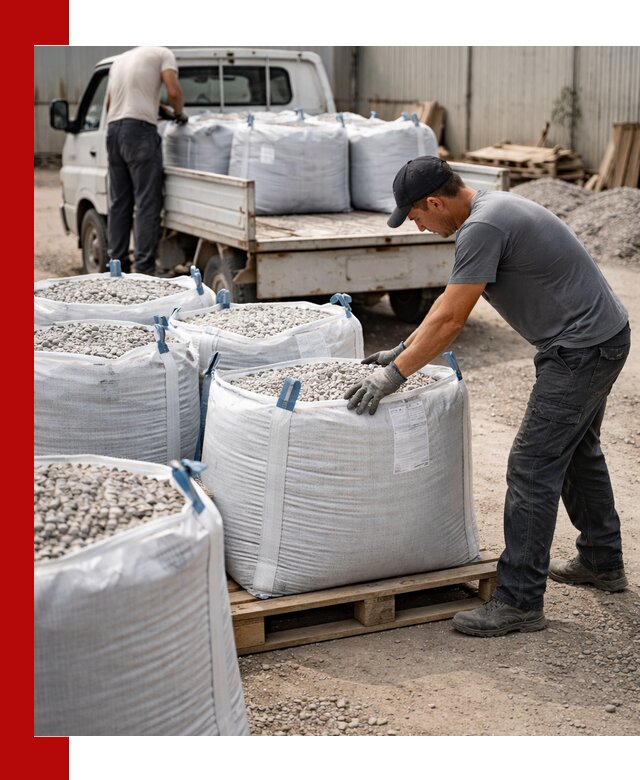 Доставка щебня в мешках по выгодным ценам в Кирово-чепецке