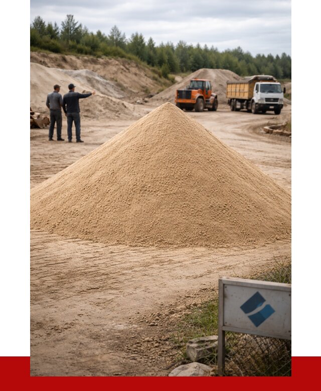Карьерный песок навалом в Кирово-чепецке от 1957 р. | ПРОНЕРУДКрв