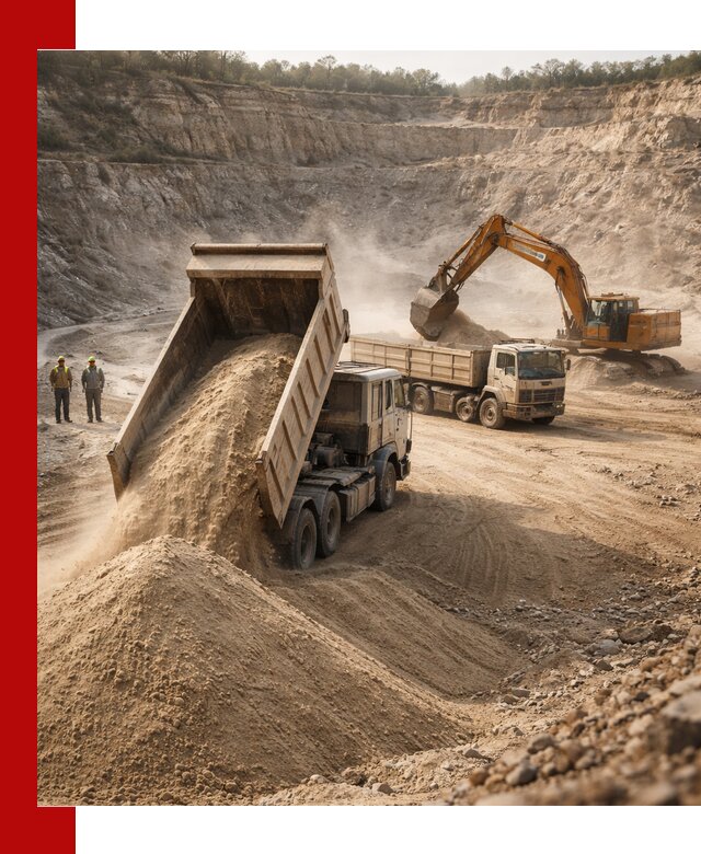 Карьерный песок навалом с доставкой в Кирово-чепецке