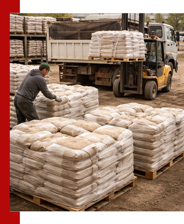 Карьерный песок в мешках с доставкой в Кирово-чепецке