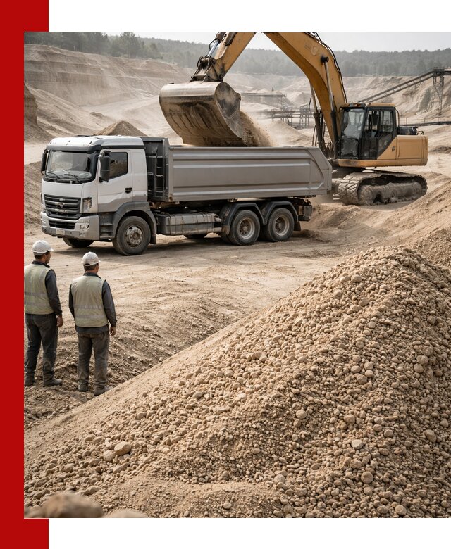 Карьерный крупнозернистый песок с доставкой в Кирово-чепецке