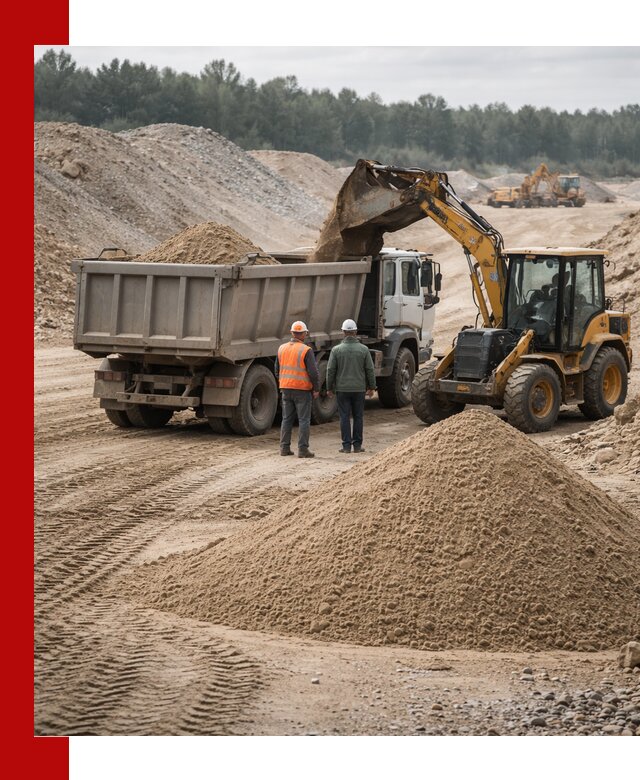 Карьерный среднезернистый песок с доставкой в Кирово-чепецке