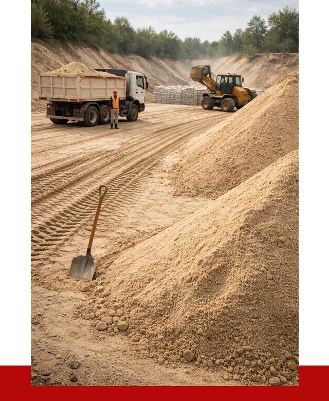 Карьерный песок мелкозернистый в Кирово-чепецке от 9787 р. | ПРОНЕРУДКрв