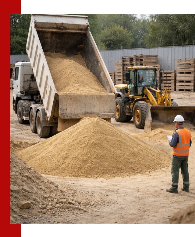 Доставка карьерного мелкозернистого песка в Кирово-чепецке