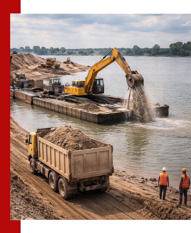 Намывной песок с доставкой в Кирово-чепецке оптом и в розницу