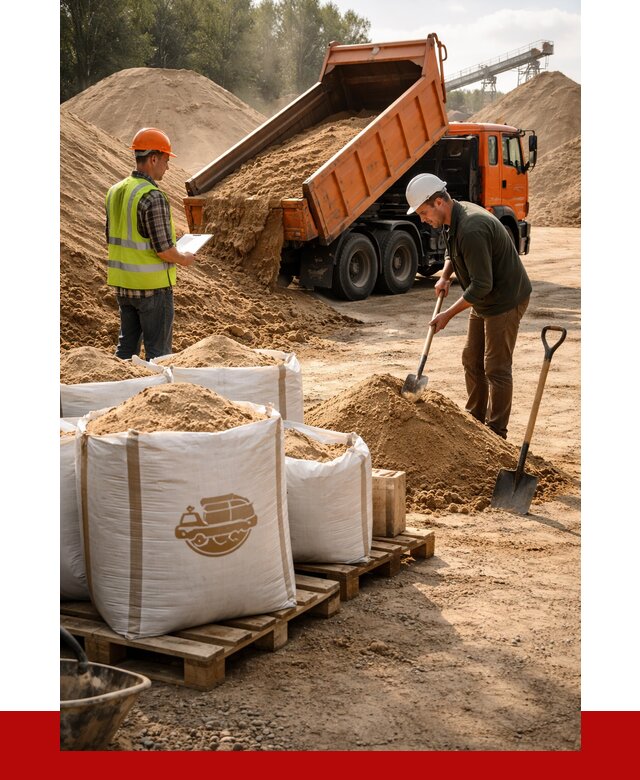 Строительный песок в Кирове-Чепецке от 2392 р. с доставкой, ПРОНЕРУДКрв