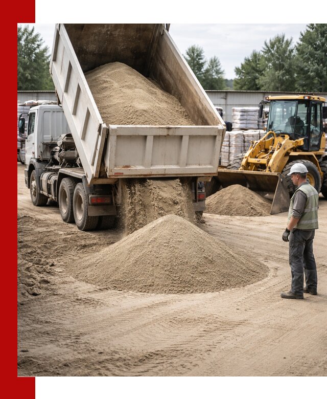 Поставка и доставка песка для бетона в Кирово-чепецке