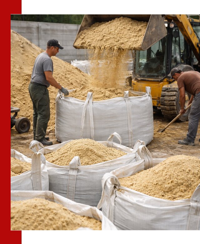 Поставка качественного песка для кладки в Кирово-чепецке