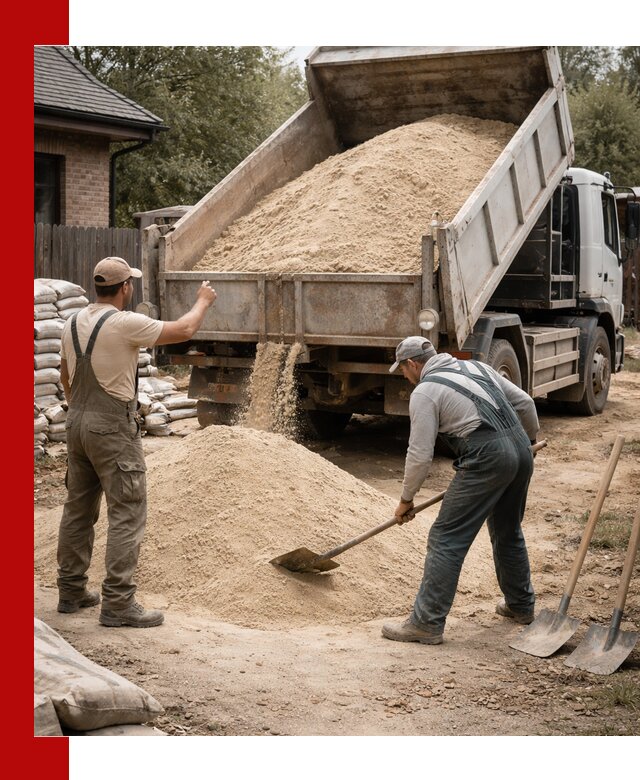 Песок для штукатурки с доставкой в Кирово-чепецке качественный и чистый