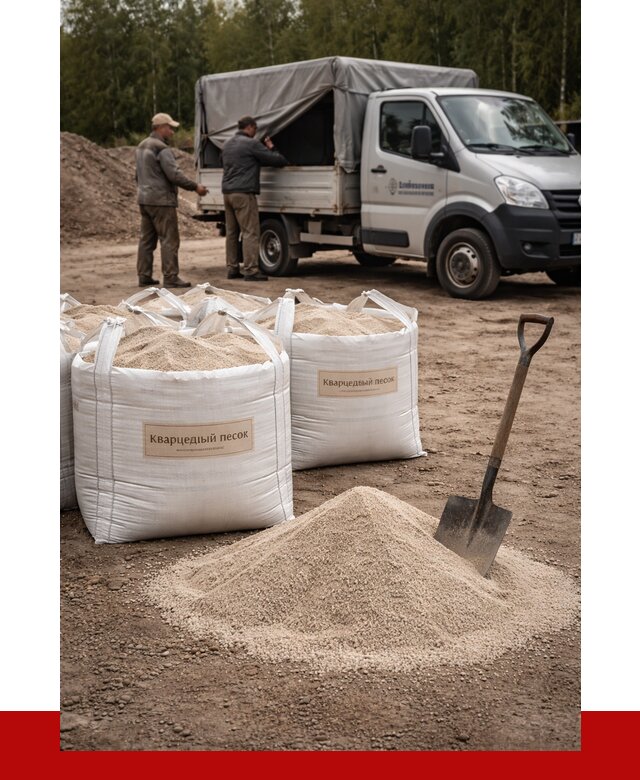 Кварцевый песок для пескоструя в Кирово-чепецке от 4893 р. | ПРОНЕРУДКрв