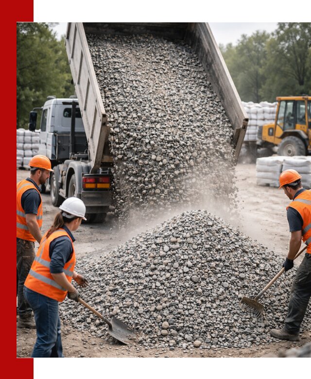 Доставка гравия и камня в Кирово-чепецке оптом и в розницу