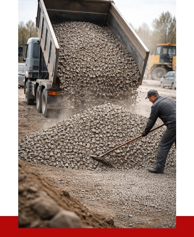 Гравий фракция 20-40 в Кирово-чепецке от 2719 р. доставка | ПРОНЕРУДКрв