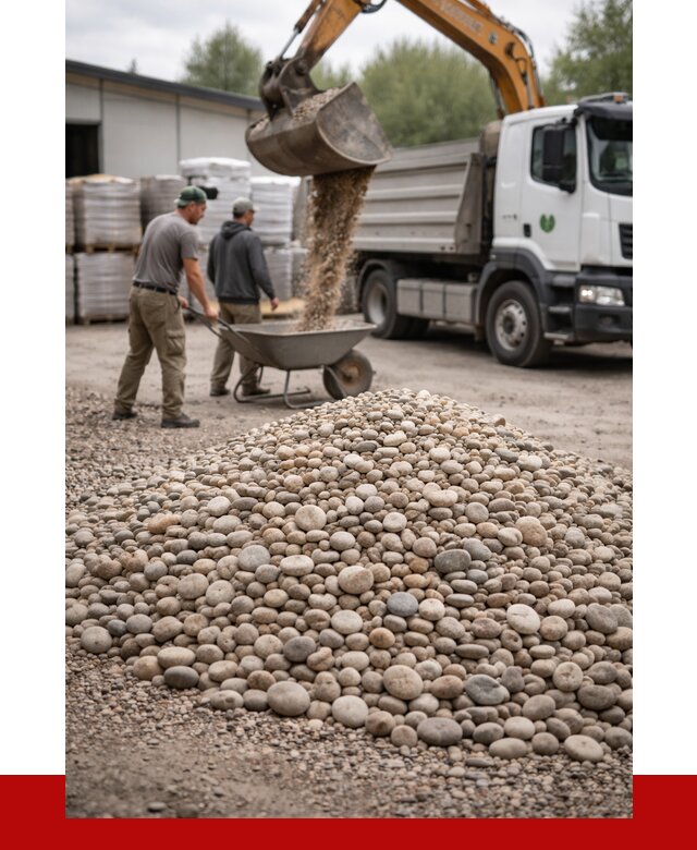 Галька декоративная в Кирово-чепецке от 3480 р. за куб | ПРОНЕРУДКрв