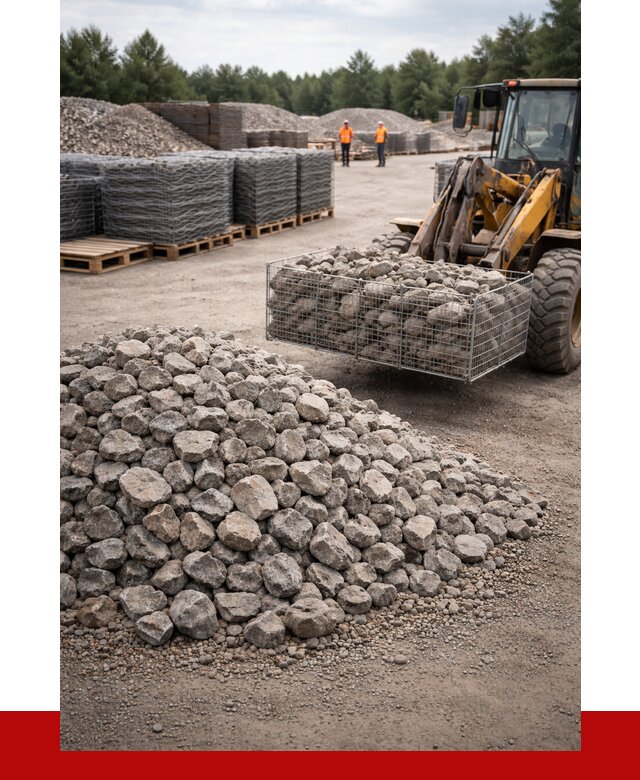 Камень для габионов фракция 70-150 в Кирово-чепецке от 4567 р. | ПРОНЕРУДКрв