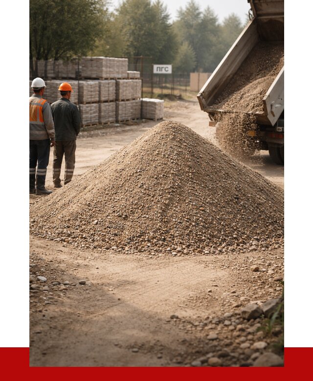 ПГС С1 с доставкой в Кирово-чепецке от 3045 р. за куб | ПРОНЕРУДКрв