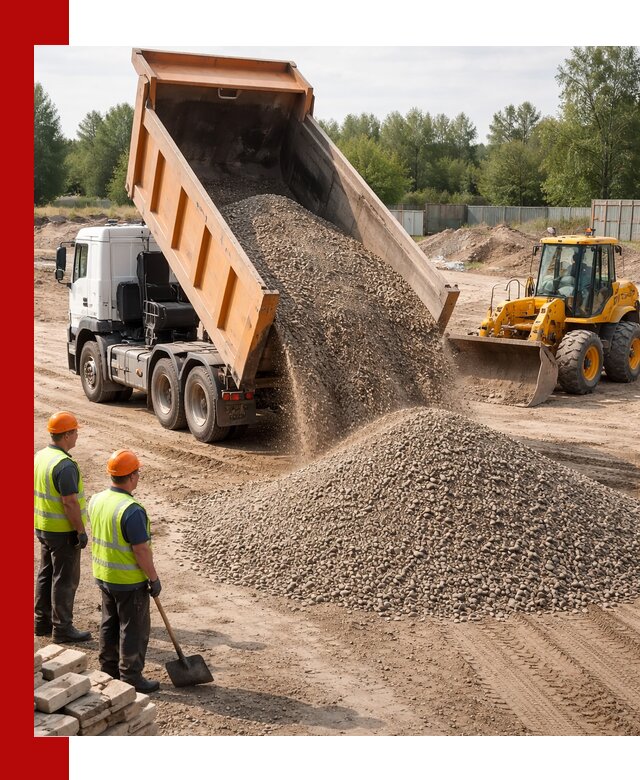 Доставка щебёночно-песчаной смеси ЩПС С7 в Кирово-чепецке