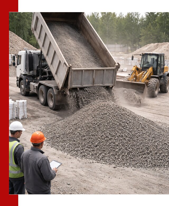 Доставка и продажа гранитного отсева 0-10 в Кирово-чепецке