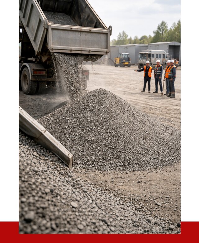 Гравийный отсев 0-5 в Кирово-чепецке от 1305 р. с доставкой | ПРОНЕРУДКрв