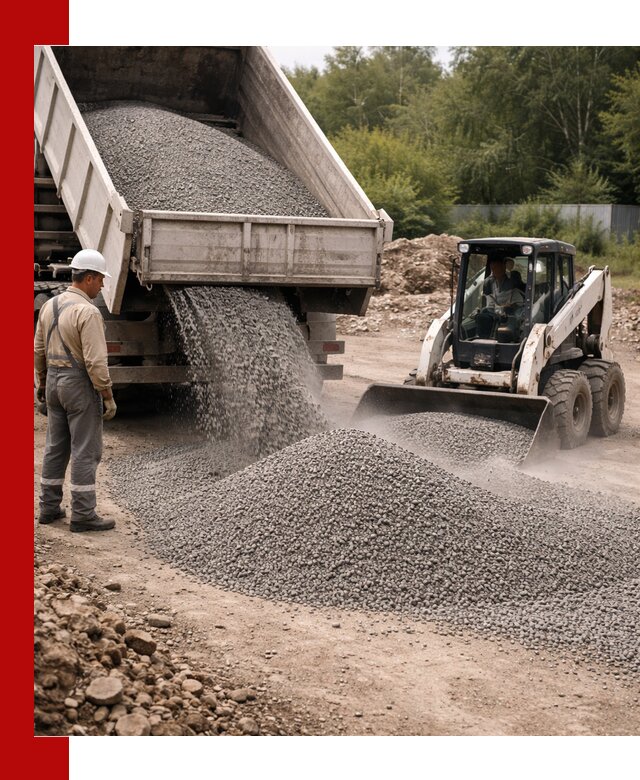 Доставка гравийного отсева 0-5 в Кирово-чепецке оптом и в розницу