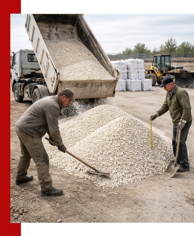 Мраморная крошка с доставкой и разгрузкой в Кирово-чепецке
